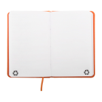 Zápisník s deskami z RPU kůže A6 REPUK BLANK oranžová