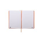 Zápisník s deskami z RPU kůže A5 REPUK LINE oranžová