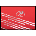 Blok antibakteriální A5 KIOTO červená