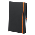 Blok s deskami z PU kůží A5 KEFRON oranžová