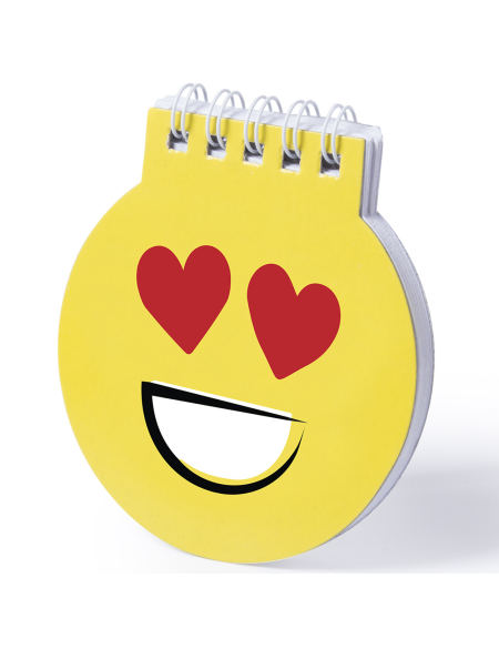 Blok s designem emotikonu