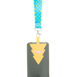 Lanyard s držákem mobilního telefonu RPET na zakázku Subyard Mobile Xmas