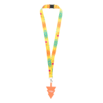 Lanyard s držákem mobilního telefonu RPET na zakázku Subyard Mobile Xmas Safe