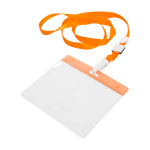 Lanyard s plastovou karabinkou MAES oranžová