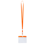 Lanyard s plastovou karabinkou MAES oranžová
