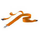 Lanyard s kovovou karabinkou KAPPIN oranžová