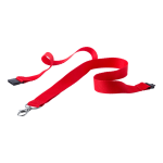 Lanyard s kovovou karabinkou KAPPIN červená