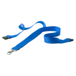 Lanyard s kovovou karabinkou KAPPIN modrá