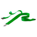 Lanyard s kovovou karabinkou KAPPIN zelená