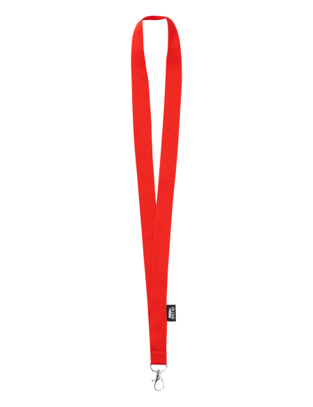 Lanyard RPET s kovovou karabinkou