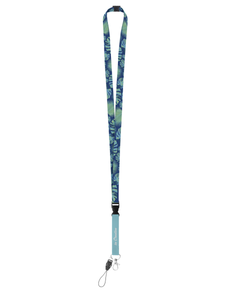 Lanyard se sublimací na zakázku SUBYARD 15 D SAFE bílá