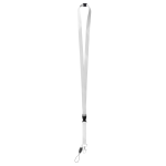 Lanyard se sublimací na zakázku SUBYARD 15 D SAFE bílá