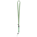 Lanyard se sublimací na zakázku SUBYARD 15 D RPET bílá