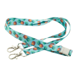 Lanyard se sublimací na zakázku SUBYARD 15 DOUBLE SAFE ECO