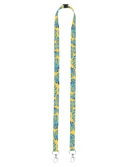 Lanyard se sublimací na zakázku SUBYARD 15 DOUBLE SAFE