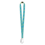 Lanyard se sublimací na zakázku SUBYARD XL SAFE stříbrná