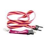 Lanyard se sublimací na zakázku SUBYARD USB RPET