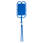 Lanyard s držákem na mobil a kreditní kartu VELTUX modrá