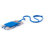 Lanyard s držákem na mobil a kreditní kartu VELTUX modrá