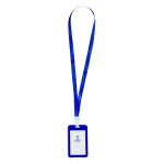 Lanyard s držákem na karty FLECK modrá