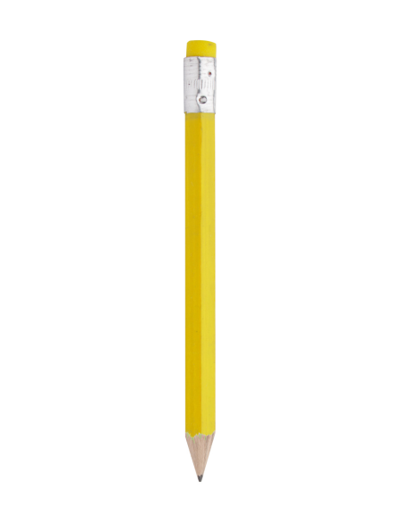 Tužka mini barevná dřevěná s gumou