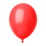 Balonky v pastelových barvách na zakázku CreaBalloon červená
