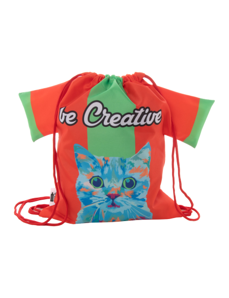 Vak na záda pro děti ve tvaru trička recyklovaný polyester