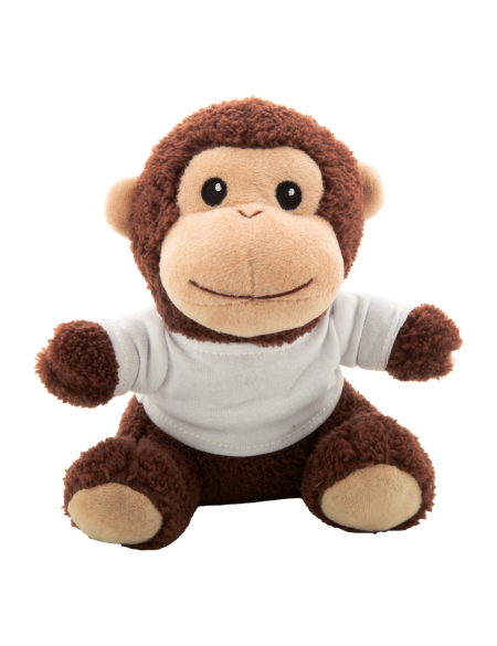 Plyšová opice RPET Rehowl hnědá