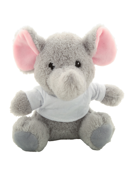 Plyšový slon RPET Retrump šedá