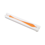 Vějíř papírový s plastovým držadlem VASTO oranžová