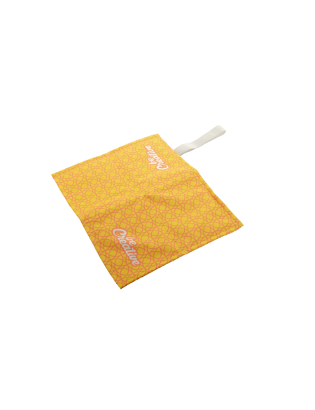 Polštářek skládací na zakázku RPET FANSEAT FOLD černá