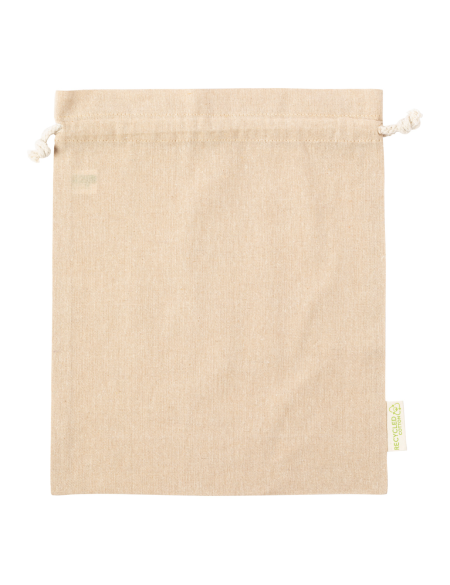 Bavlněný pytlík na potraviny recykl. bavlna 120 g/m²