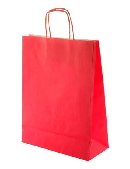 Papírová taška barevná 100 g/m² STORE bílá