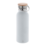 Termoska s bambusovým víčkem Renaslu bílá