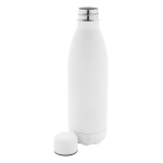 Láhev s pogumovaným povrchem Refill Soft bílá