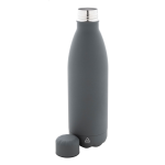 Láhev s pogumovaným povrchem Refill Soft šedá