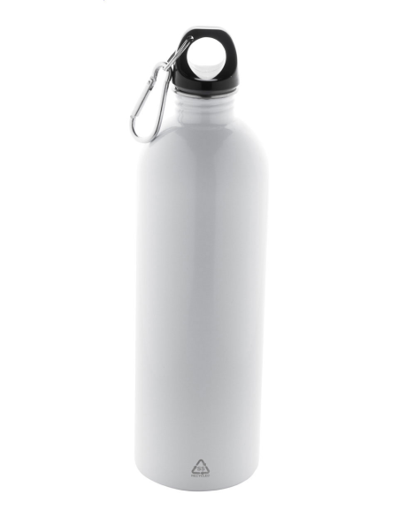 Láhev z recyklované nerezové oceli s karabinou 750 ml