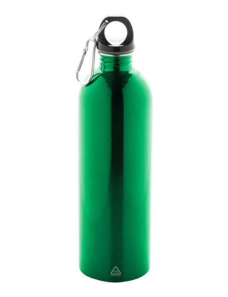 Láhev z recyklované nerezové oceli s karabinou 750 ml