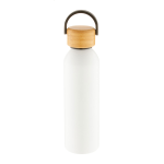 Láhev s bambusovým víčkem 600 ml Zoboo bílá