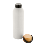 Láhev s bambusovým víčkem 600 ml Zoboo bílá