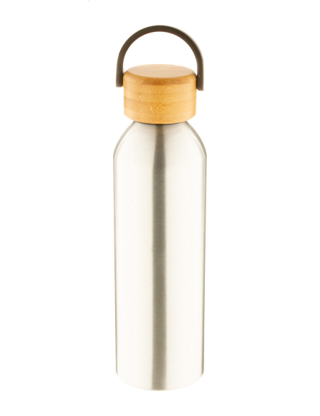 Láhev s bambusovým víčkem 600 ml