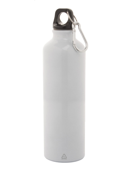 Láhev z recyklované nerezové oceli s karabinou 750 ml