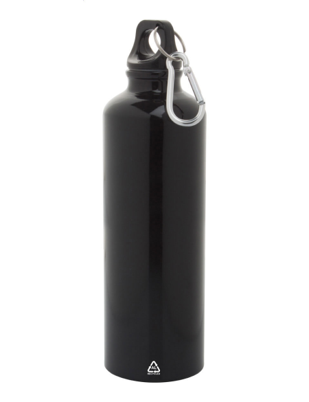 Láhev z recyklované nerezové oceli s karabinou 750 ml