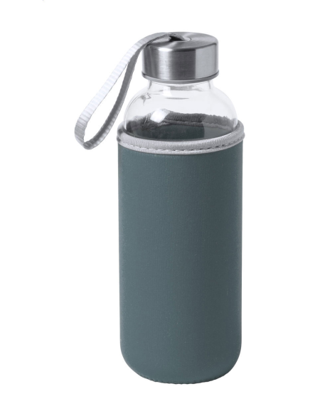 Láhev skleněná s barevným neoprenovým obalem