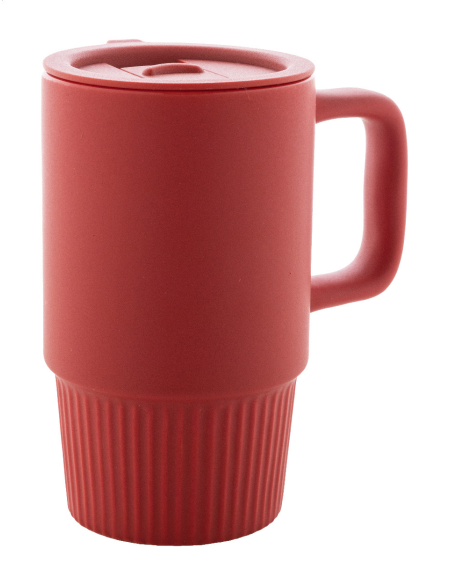 Termohrnek s matným povrchem Freyja červená