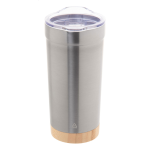 Termokelímek s bambusovým dnem 600 ml Icatu XL stříbrná