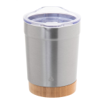 Termokelímek s bambusovým dnem 300 ml Icatu stříbrná