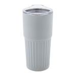 Termokelímek dvoustěnný Streaky Tall bílá