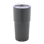 Termokelímek dvoustěnný Streaky Tall šedá tmavá