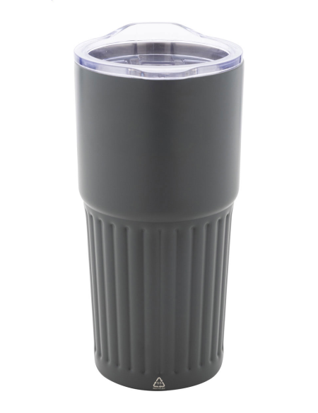 Termokelímek dvoustěnný Streaky Tall bílá
